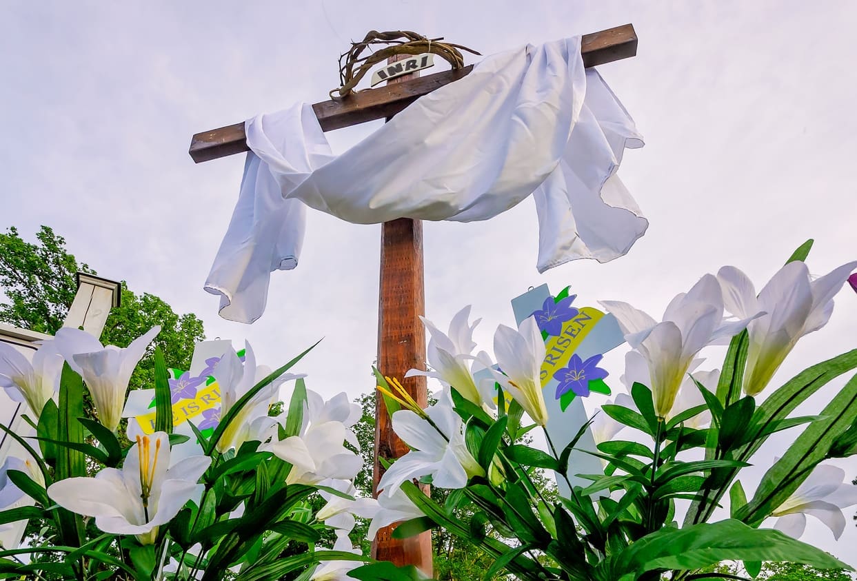 Easter cross in Coden Alabama